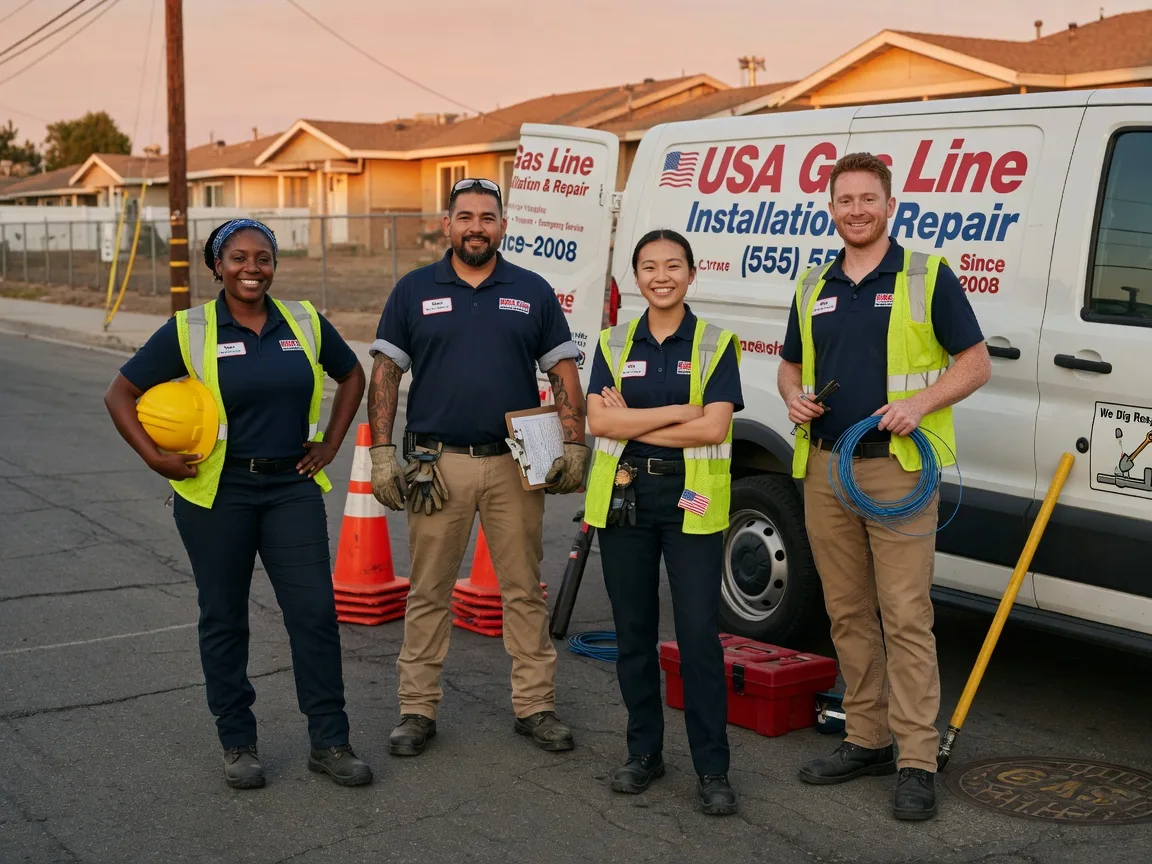 Gas Line Installation company in Oak City, NC